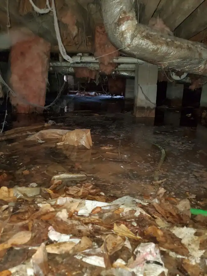 Crawl space flood assessment for Leak Detection & Repair in Plattsburgh